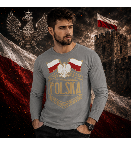 LONGSLEEVE PATRIOTYCZNY   CAŁE SERCE DLA NIEJ